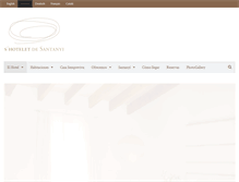 Tablet Screenshot of hoteletsantanyi.com